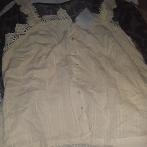 Beige tank top from KORI America